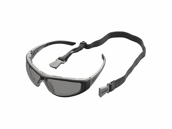 ELVEX Go-Specs Glasses II Anti-Fog GRY