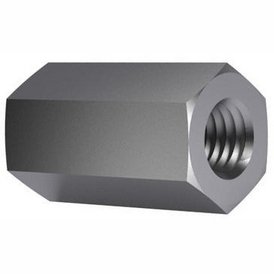 D6334 Steel Hexagon M Coupler Nut Zinc Plated